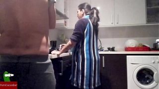 Fighting in the kitchen ends with fucking